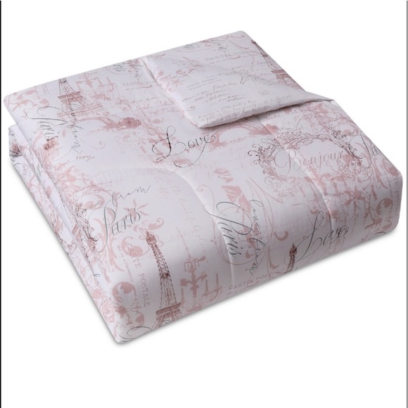- Paris 3-Pc. King Comforter Mini Set, Color:Blush - Picture 7 of 7
